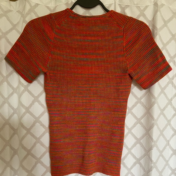 Red Patterned Tee - Picture 2 of 2